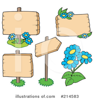 Royalty-Free (RF) Blank Signs Clipart Illustration by visekart - Stock Sample #214583