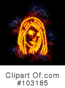 Blazing Symbol Clipart #103185 by Michael Schmeling