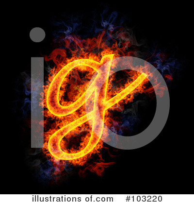 Royalty-Free (RF) Blazing Symbol Clipart Illustration by Michael Schmeling - Stock Sample #103220