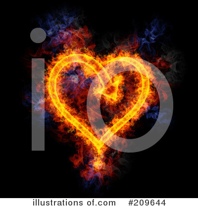 Flames Clipart #209644 by Michael Schmeling