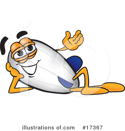 Royalty-Free (RF) Blimp Character Clipart Illustration by Mascot Junction - Stock Sample #17367