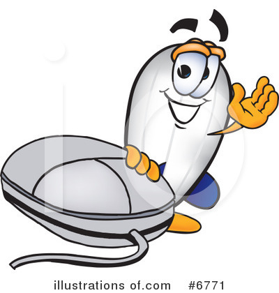 Royalty-Free (RF) Blimp Clipart Illustration by Mascot Junction - Stock Sample #6771
