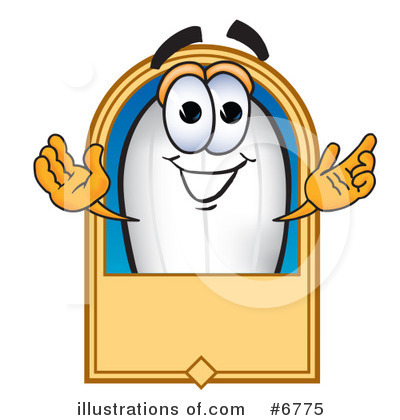 Royalty-Free (RF) Blimp Clipart Illustration by Mascot Junction - Stock Sample #6775