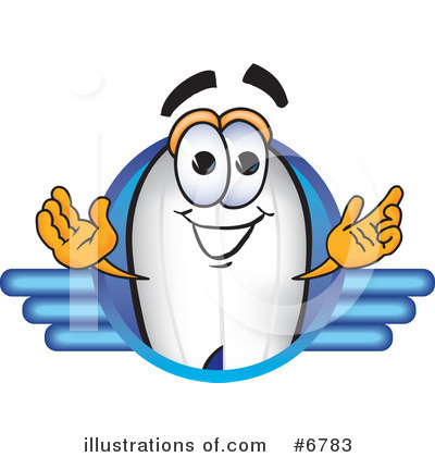 Blimp Character Clipart #6783 by Mascot Junction