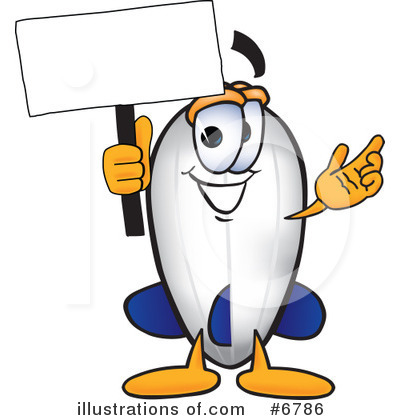 Blimp Character Clipart #6786 by Mascot Junction