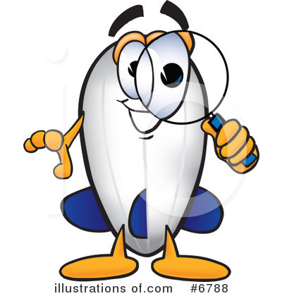 Blimp Character Clipart #6788 by Mascot Junction