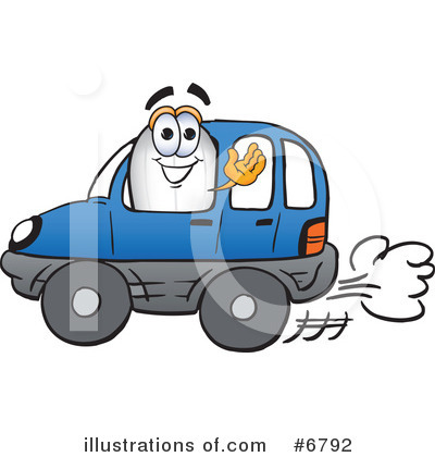 Royalty-Free (RF) Blimp Clipart Illustration by Mascot Junction - Stock Sample #6792