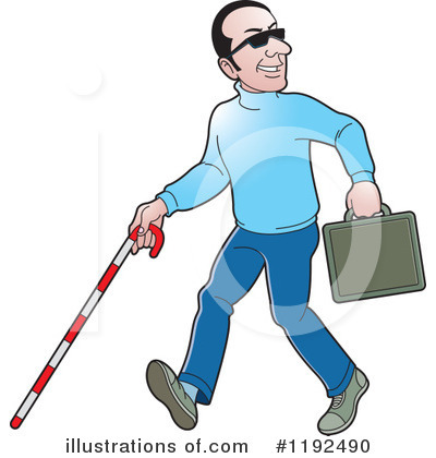 Royalty-Free (RF) Blind Clipart Illustration by Lal Perera - Stock Sample #1192490