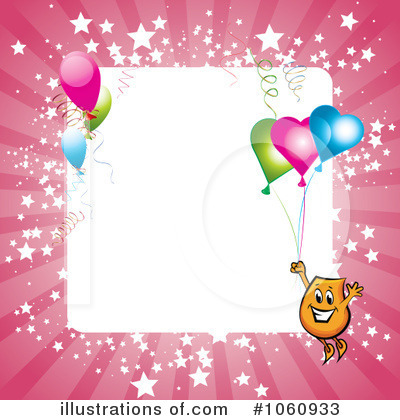Balloons Clipart #1060933 by MilsiArt