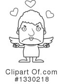 Block Headed Senior Woman Clipart #1330218 by Cory Thoman