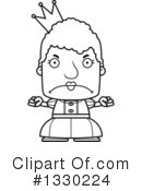 Block Headed Senior Woman Clipart #1330224 by Cory Thoman