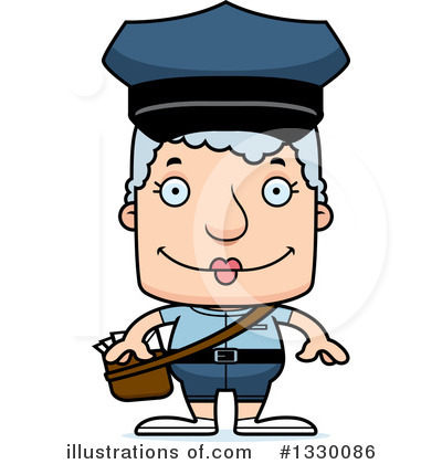 Mail Man Clipart #1330086 by Cory Thoman