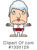 Block Headed White Senior Woman Clipart #1330129 by Cory Thoman