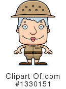 Block Headed White Senior Woman Clipart #1330151 by Cory Thoman