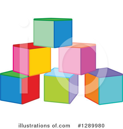 Royalty-Free (RF) Blocks Clipart Illustration by Alex Bannykh - Stock Sample #1289980