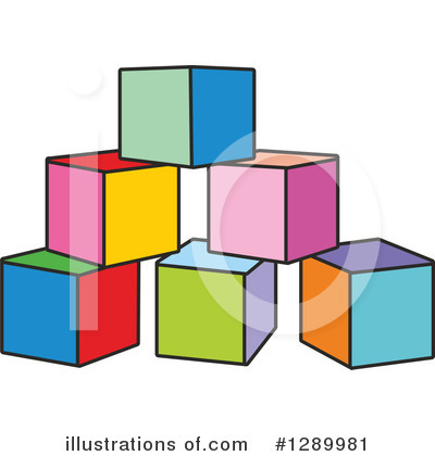 Royalty-Free (RF) Blocks Clipart Illustration by Alex Bannykh - Stock Sample #1289981