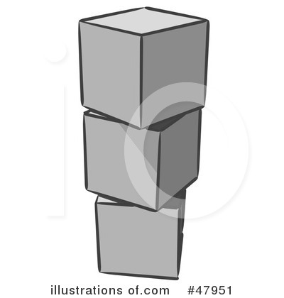 Royalty-Free (RF) Blocks Clipart Illustration by Leo Blanchette - Stock Sample #47951