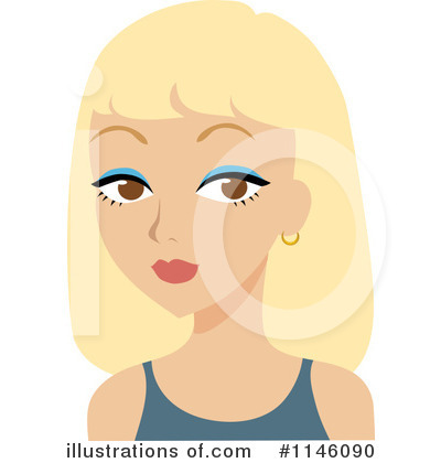 Royalty-Free (RF) Blond Woman Clipart Illustration by Rosie Piter - Stock Sample #1146090