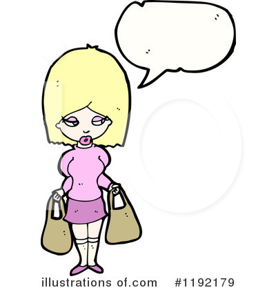 Royalty-Free (RF) Blonde Woman Clipart Illustration by lineartestpilot - Stock Sample #1192179