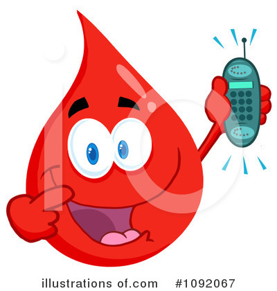 Royalty-Free (RF) Blood Clipart Illustration by Hit Toon - Stock Sample #1092067