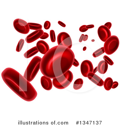 Blood Cells Clipart #1347137 by AtStockIllustration