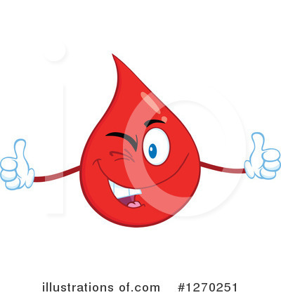 Blood Drop Clipart #1270251 by Hit Toon
