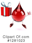 Blood Drop Character Clipart #1281023 by Julos