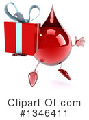 Blood Drop Character Clipart #1346411 by Julos