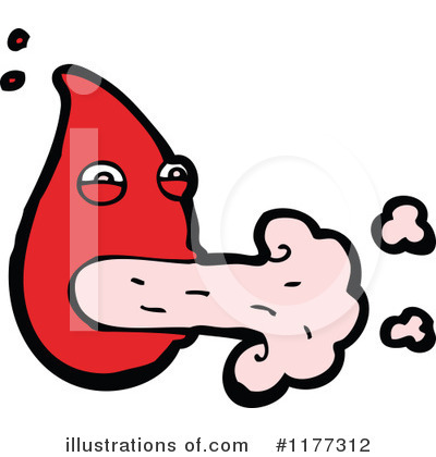 Royalty-Free (RF) Blood Drop Clipart Illustration by lineartestpilot - Stock Sample #1177312
