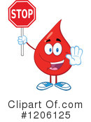 Blood Drop Clipart #1206125 by Hit Toon