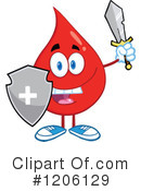 Blood Drop Clipart #1206129 by Hit Toon