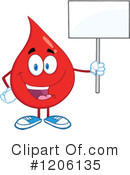 Blood Drop Clipart #1206135 by Hit Toon