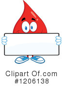 Blood Drop Clipart #1206138 by Hit Toon