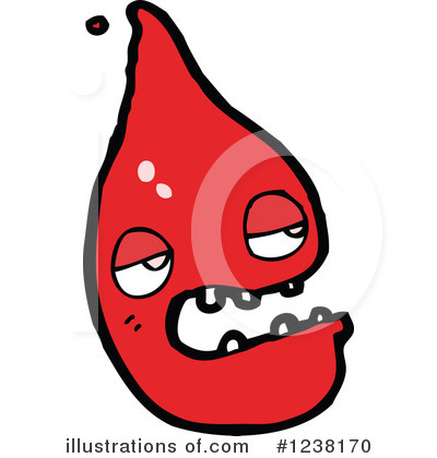 Royalty-Free (RF) Blood Drop Clipart Illustration by lineartestpilot - Stock Sample #1238170