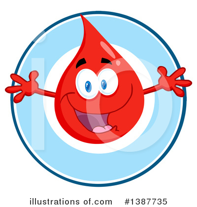Blood Drop Clipart #1387735 by Hit Toon