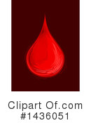 Blood Drop Clipart #1436051 by BNP Design Studio