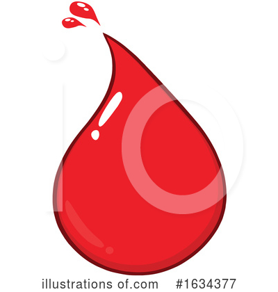 Blood Drop Clipart #1634377 by Hit Toon