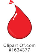 Blood Drop Clipart #1634377 by Hit Toon