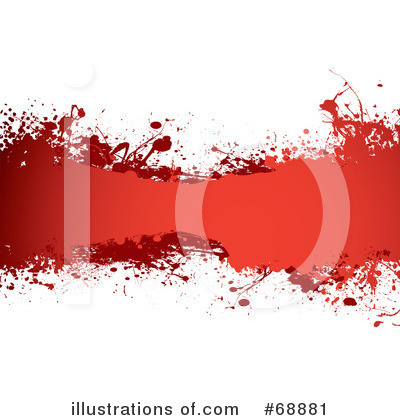 Royalty-Free (RF) Blood Splatter Clipart Illustration by michaeltravers - Stock Sample #68881