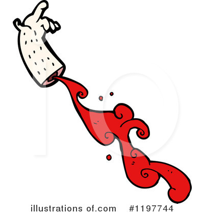 Royalty-Free (RF) Bloody Arm Clipart Illustration by lineartestpilot - Stock Sample #1197744