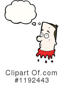 Bloody Head Clipart #1192443 by lineartestpilot