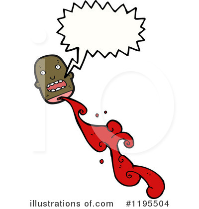 Royalty-Free (RF) Bloody Head Clipart Illustration by lineartestpilot - Stock Sample #1195504