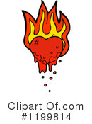 Bloody Heart Clipart #1199814 by lineartestpilot