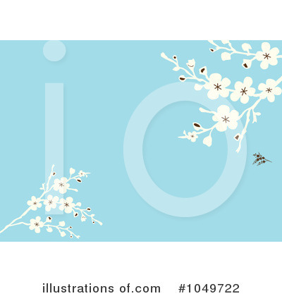 Royalty-Free (RF) Blossoms Clipart Illustration by BestVector - Stock Sample #1049722