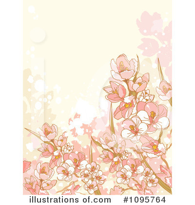 Floral Background Clipart #1095764 by Pushkin