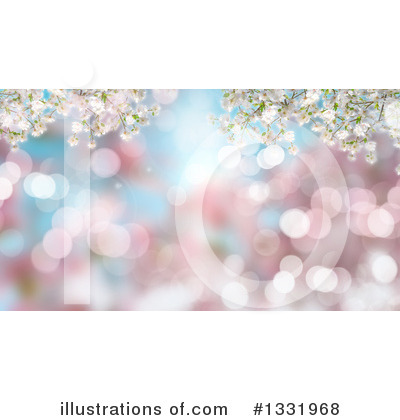 Royalty-Free (RF) Blossoms Clipart Illustration by KJ Pargeter - Stock Sample #1331968
