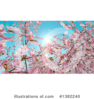 Blossoms Clipart #1382240 by KJ Pargeter