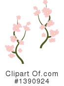 Blossoms Clipart #1390924 by Vector Tradition SM