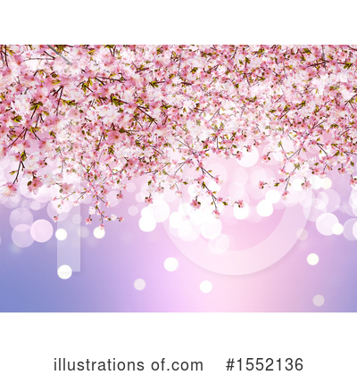Cherry Blossoms Clipart #1552136 by KJ Pargeter