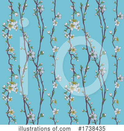 Blossoms Clipart #1738435 by AtStockIllustration